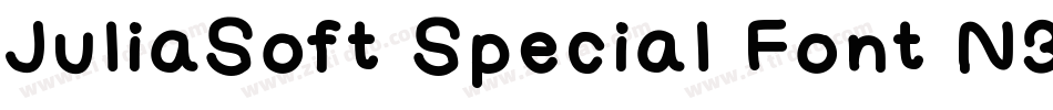 JuliaSoft Special Font N3字体转换
